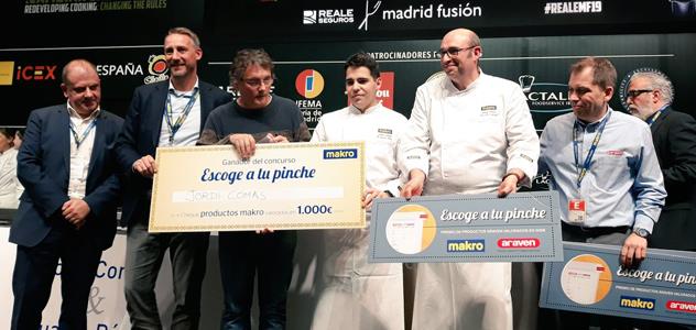 El alumno del CETT-UB Jordi Comas gana el concurso #EscogeATuPinche en Madrid Fusión!